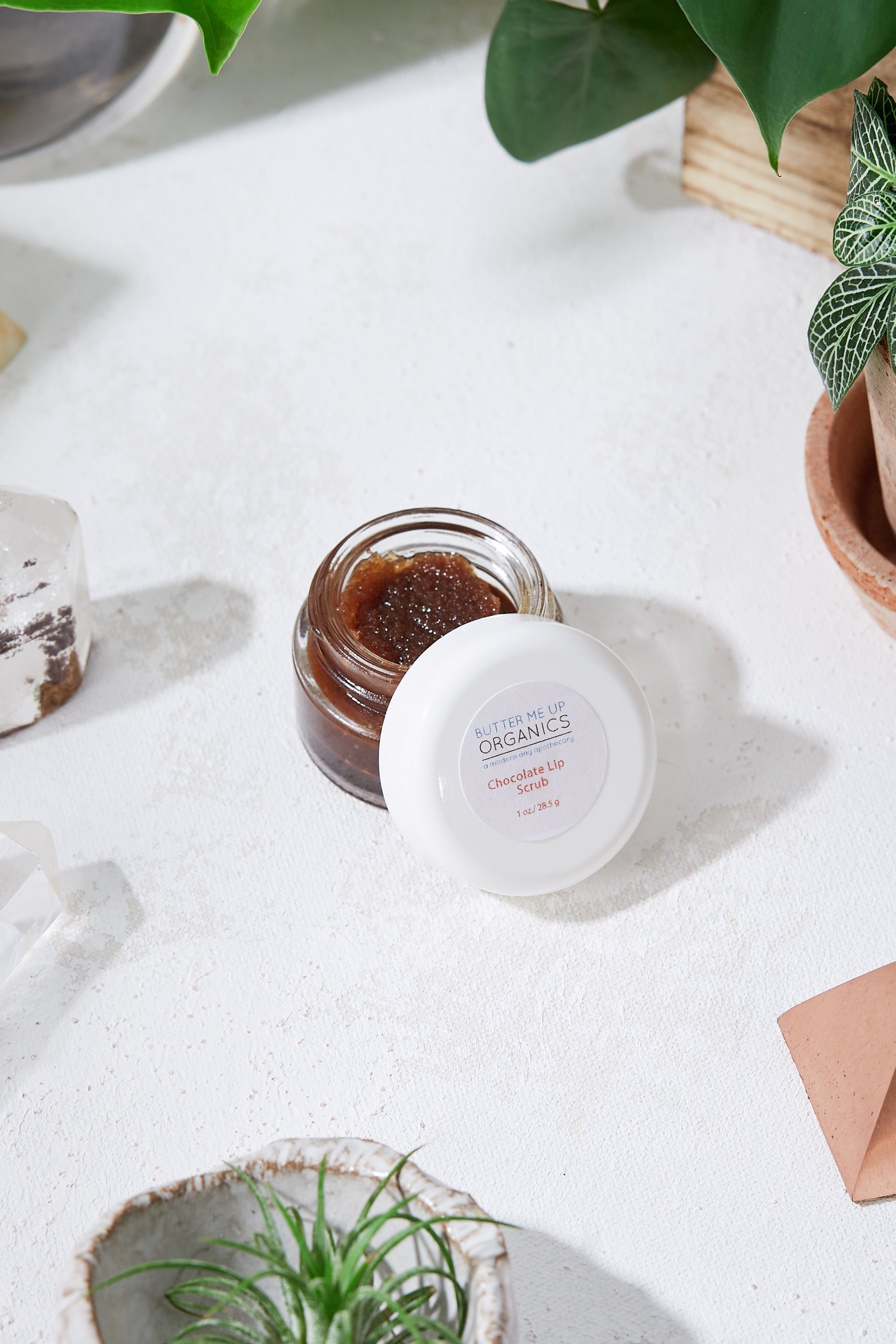 Organic Chocolate Lip Scrub For Chapped Lips