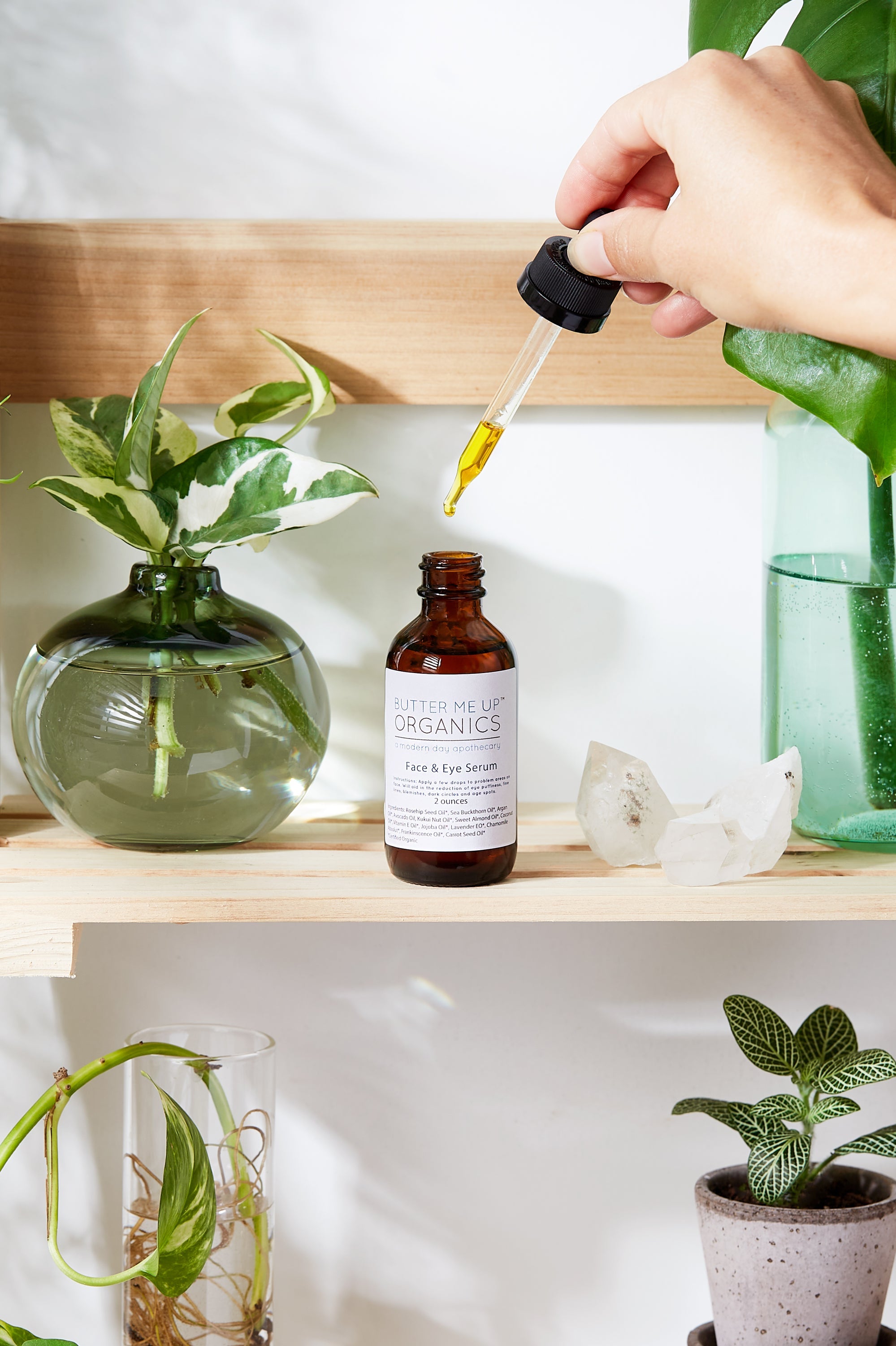 Organic Face & Eye Anti-Aging Serum