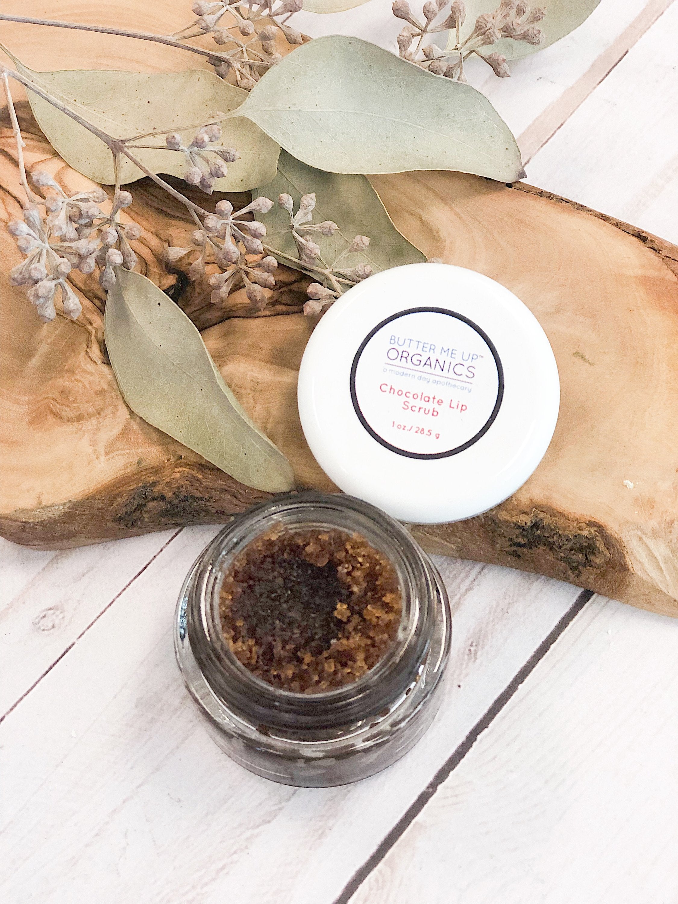 Organic Chocolate Lip Scrub For Chapped Lips