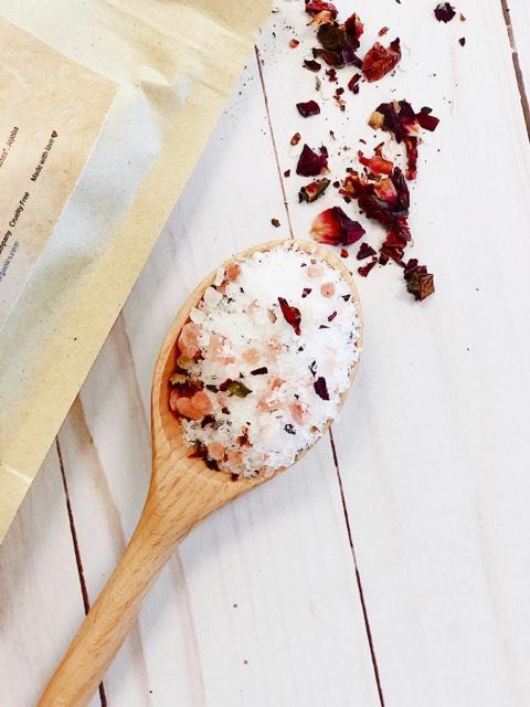 Organic Rose Salt Pink Himalayan Sea Salt Soak